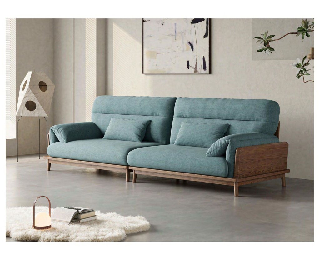 【綠色】北歐實木 大象耳朵沙發 YLS26