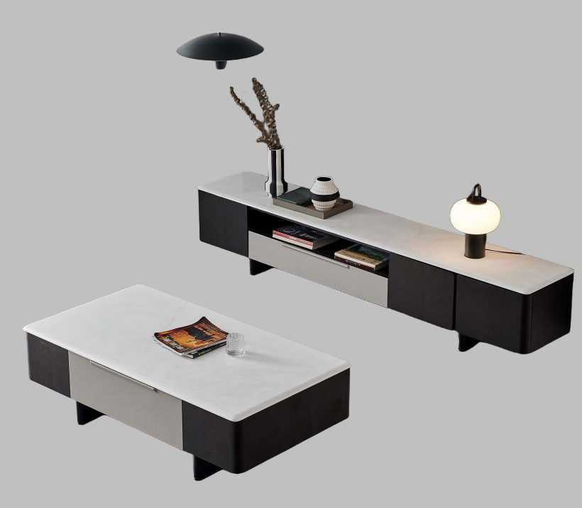 義式現代 彩晶石烤漆茶几 JJY2197B#茶几