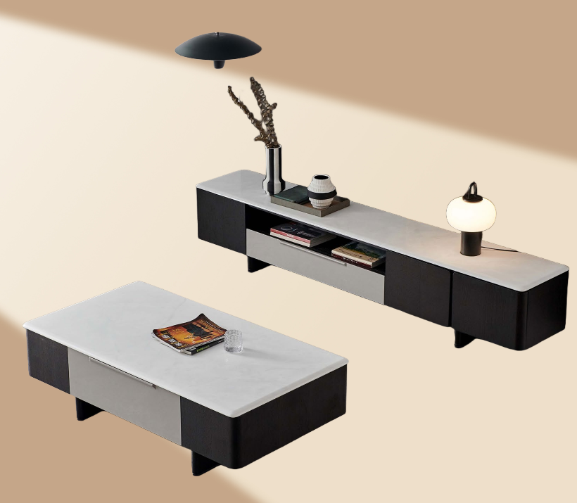 義式現代 彩晶石烤漆茶几 JJY2197B#茶几