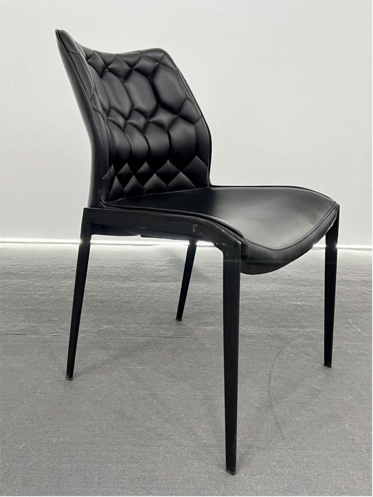 現代簡約 鋼鐵皮質 餐椅 TS3698