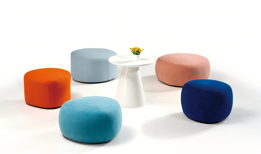 北歐風 客廳洽談區 麻布坐墩 JTS-1049-5#