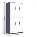 辦公收納 更衣區收納 六門鐵櫃