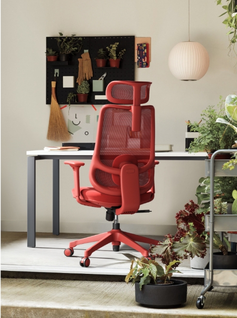 現代簡約 設計師獨愛 辦公椅JY-D270HF紅框