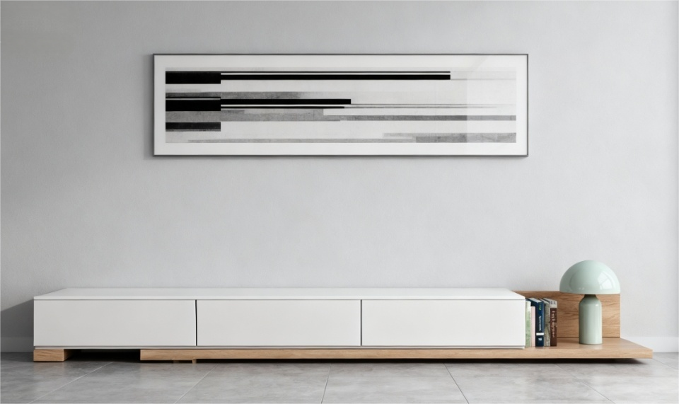 奶油風 可伸縮 三門地櫃 電視櫃902#OL