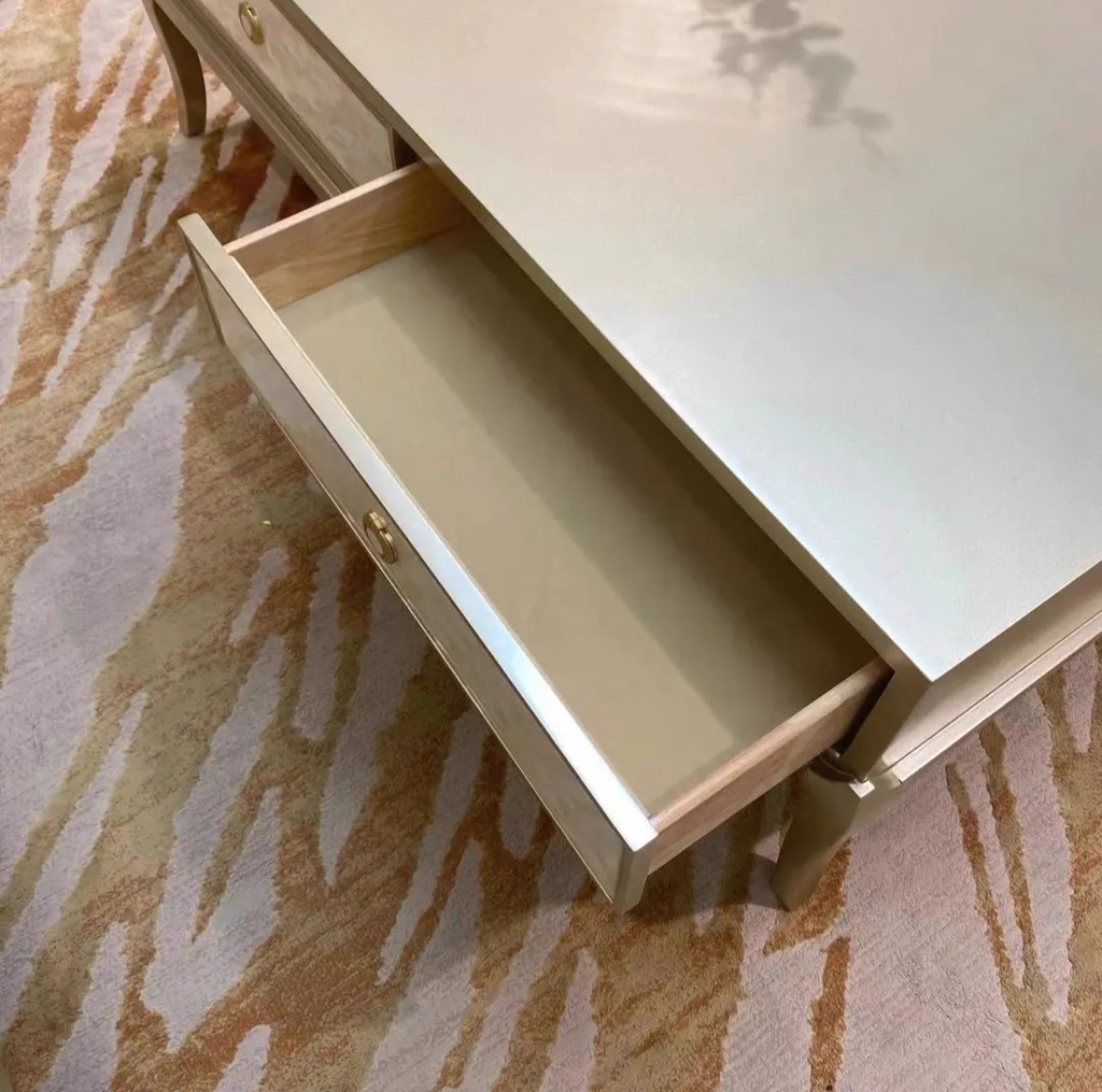 美式輕奢 貝殼貼面工藝  QJ-FN37贝壳茶几