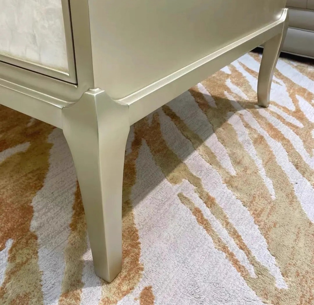 美式輕奢 貝殼貼面工藝  QJ-FN37贝壳茶几