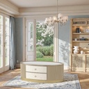 橢圓貝殼茶几 QJ-FN41