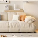 奶油風 大象耳朵直排貓抓布沙發 OL-2158#