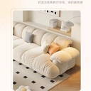 奶油風 大象耳朵直排貓抓布沙發 OL-2158#