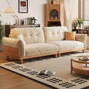 現代簡約風 新中式白蠟木布藝沙發 OL-2336#