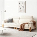 奶油風 直排雲朵實木貓抓布沙發 OL-2389#