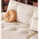 奶油風 弧形泡芙棉花糖直排布沙發 OL-2897#