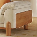 北歐風 直排雲朵小戶型實木布沙發 OL-552#