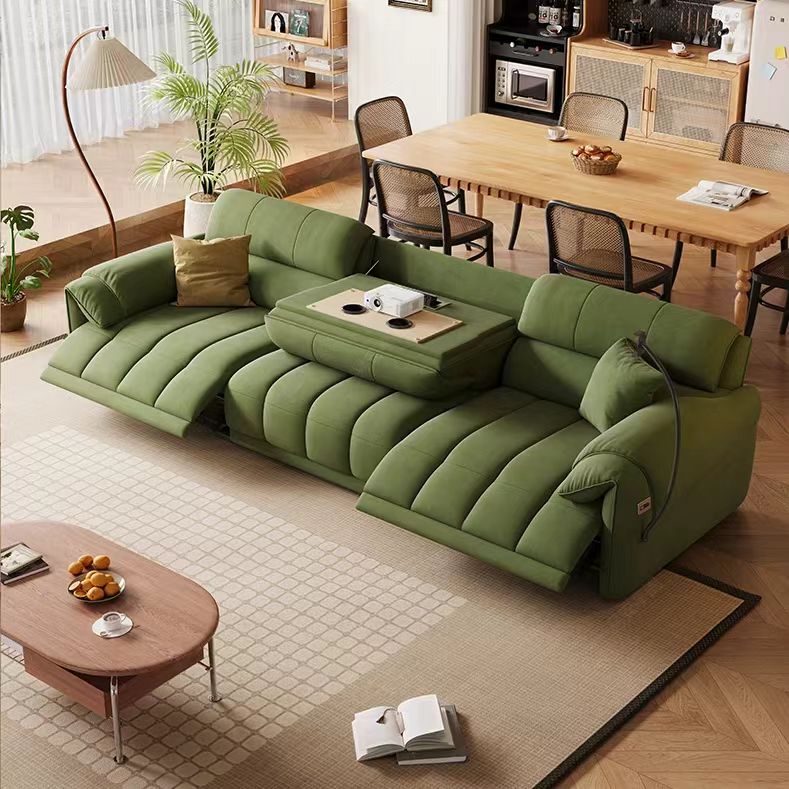 現代簡約風 電動可調節功能貓抓絨布沙發 OL-GN901#