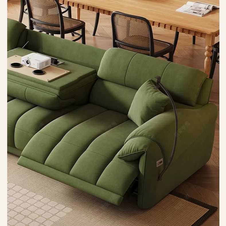 現代簡約風 電動可調節功能貓抓絨布沙發 OL-GN901#