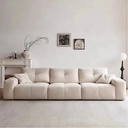 義式極簡風 可移動靠包豆腐塊防污布沙發 OL-像素#