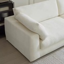 中古侘寂風 小戶型直排極簡可拆洗布沙發 OL-逸言#