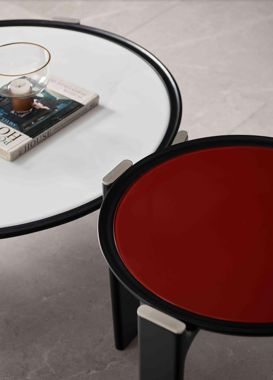 中古風簡約 客廳 組合圓茶幾YJJ-2401