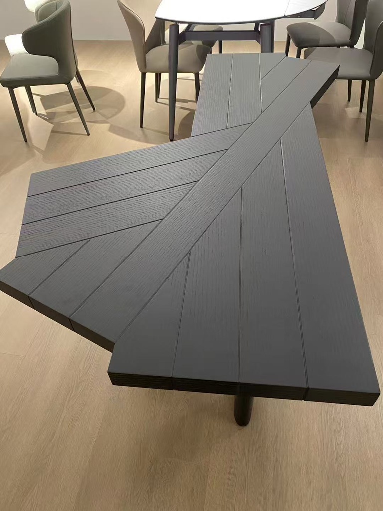 義式極簡 設計師 蝴蝶木書桌YJJ-2561