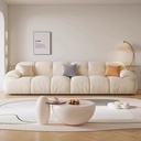 奶油風 棉花糖 貓爪佈沙發OL-2155#