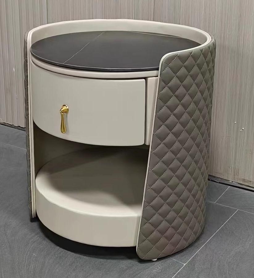 現代輕奢 皮質高端 床頭櫃 ST021#