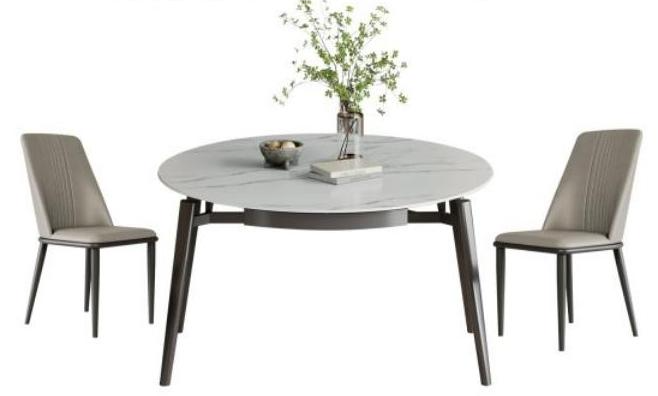 Roma系列圓跳台伸縮餐桌RM-SD-001