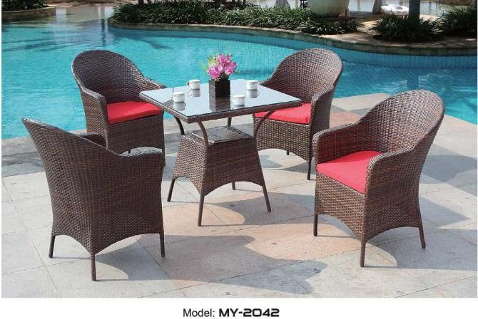 戶外 藤編方桌 MY102806