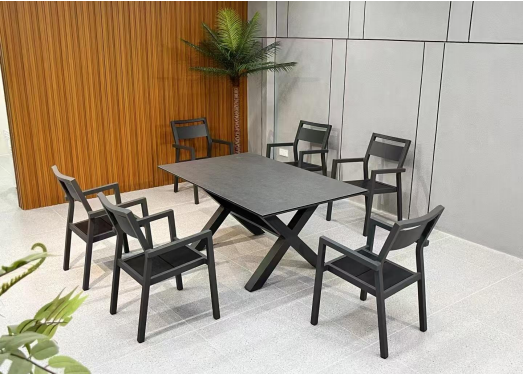 戶外家具 鋁架 大長桌MY102808