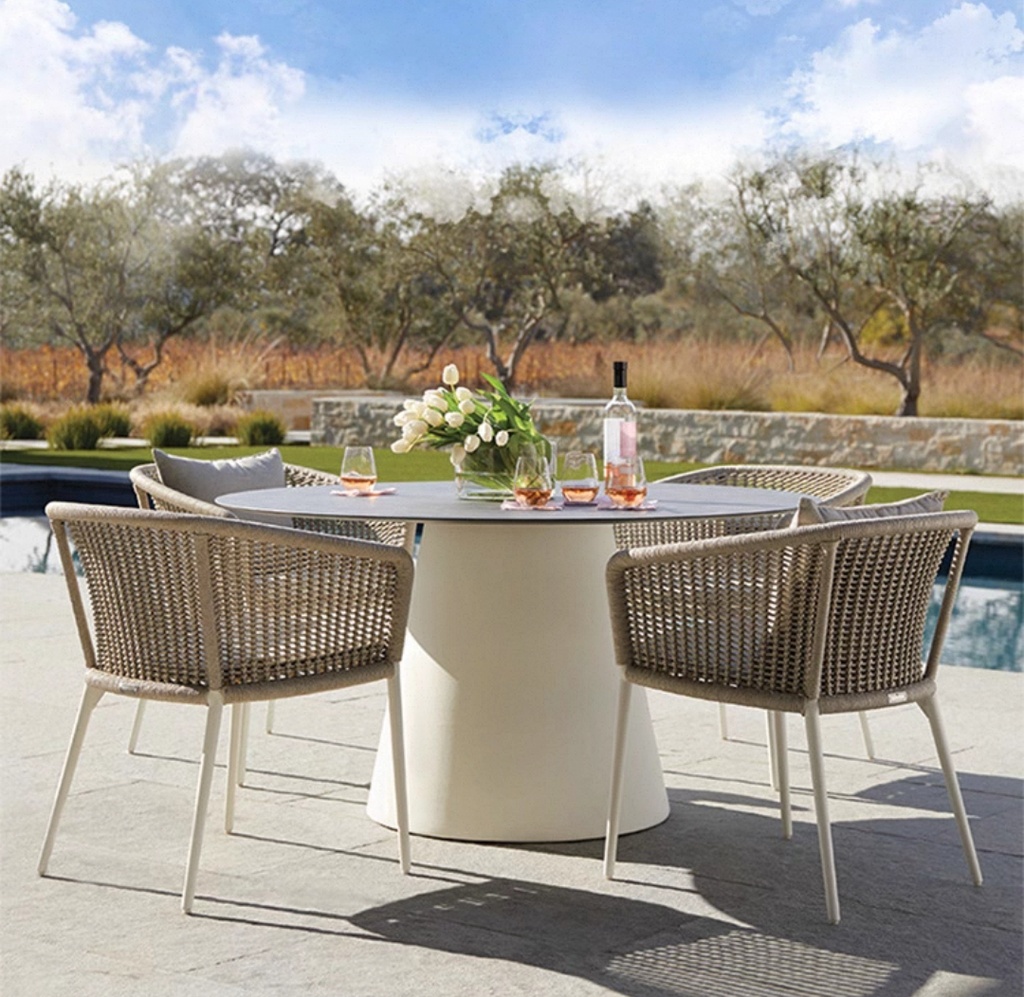 戶外家具 繩編 扶手休閑椅FBL-SY-P04