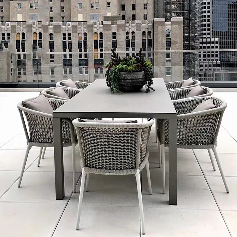 戶外家具 繩編 扶手休閑椅FBL-SY-P04