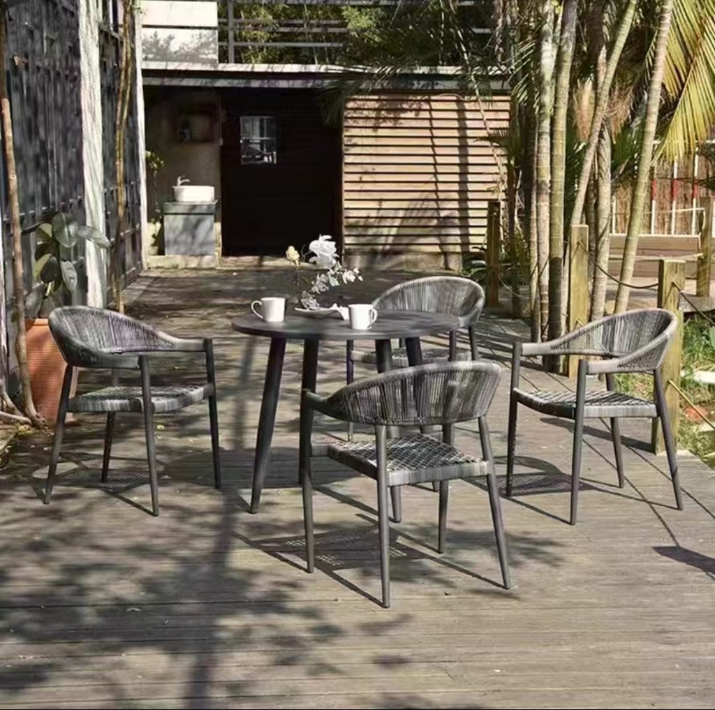 戶外家具 繩編 鋁架扶手椅FBL-SY-P09