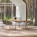 戶外家具  鋁架 庭院繩編休閑椅FBL-SY-P12