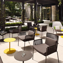 戶外家具  鋁架 庭院繩編休閑椅FBL-SY-P12