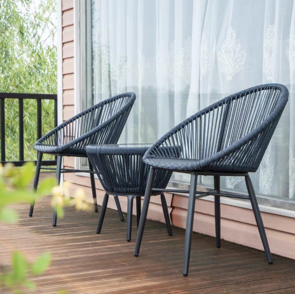 戶外家具 繩編 貝殼藤椅FBL-SY-P20