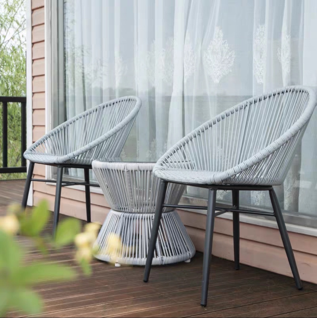 戶外家具 繩編 貝殼藤椅FBL-SY-P20