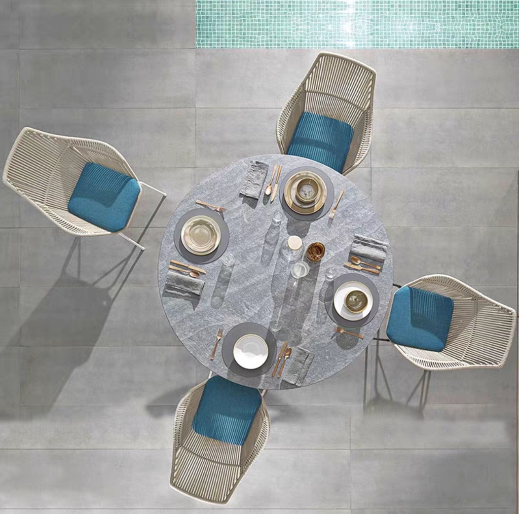 戶外家具 金屬框架 繩編庭院單椅FBL-SY-P24