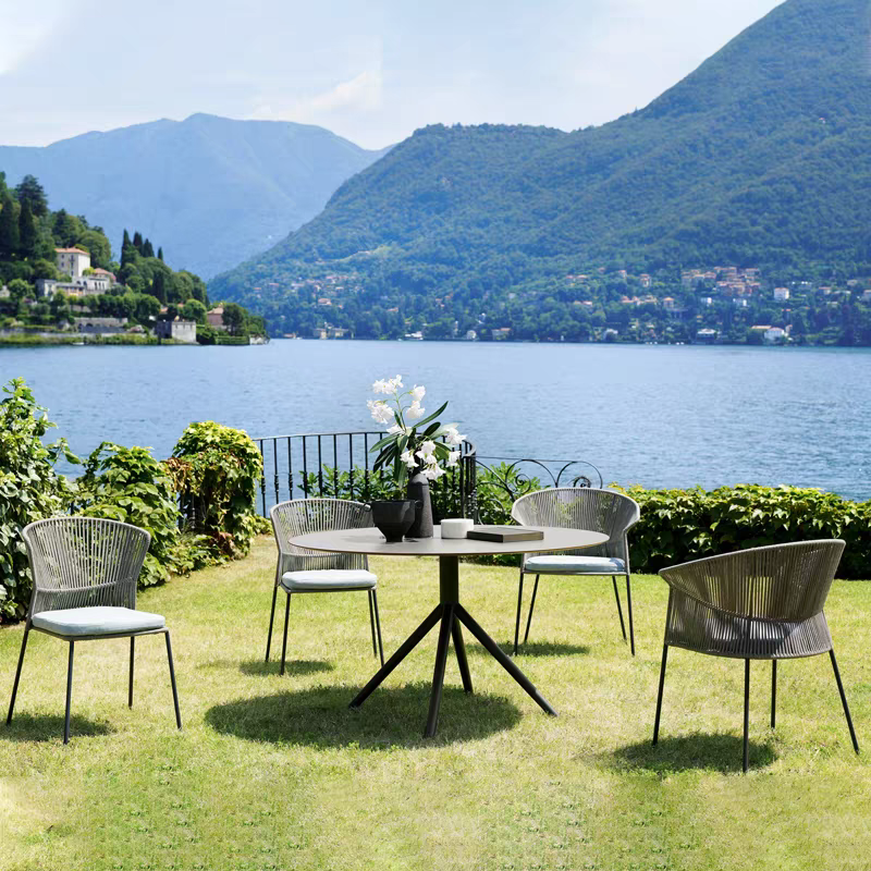 戶外桌椅 鋁架 繩編靠背椅FBL-SY-P25 