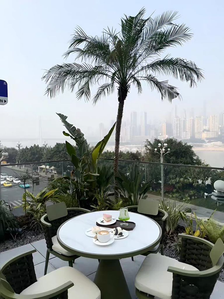 戶外桌椅 異形靠背 繩編單人椅FBL-SY-P28