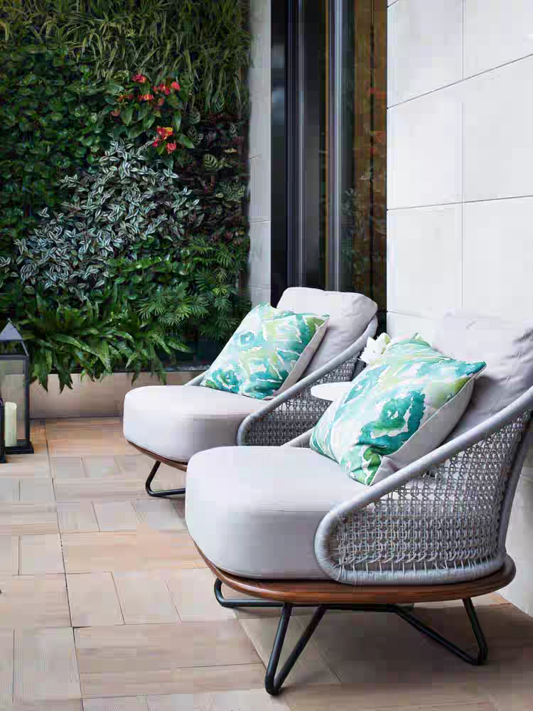 戶外家具 實木底座 繩編單椅FBL-SY-B06