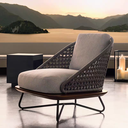 戶外家具 實木底座 繩編單椅FBL-SY-B06