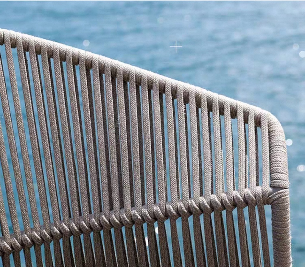 戶外家具 鋁架 繩編異形靠背椅FBL-