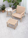 戶外桌椅 繩編 實木扶手椅FBL-SY-C01
