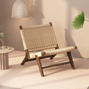 戶外桌椅 繩編 實木扶手椅FBL-SY-C02