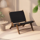 戶外桌椅 繩編 實木扶手椅FBL-SY-C02