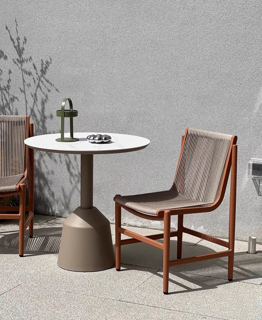 戶外桌椅 繩編 U型靠背休閑椅FBL-SY-C04