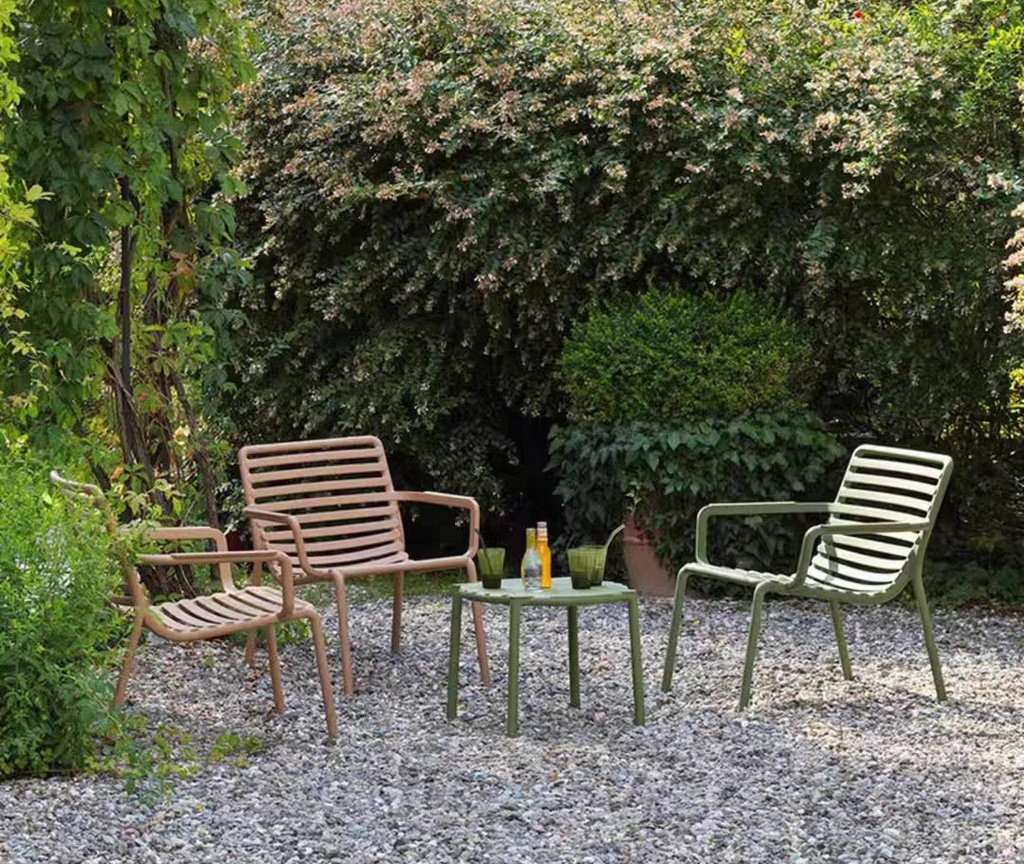 戶外桌椅 金屬框架 矮脚扶手椅FBL-SY-C06