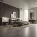 現代簡約 全實木 岩板床頭櫃ST194