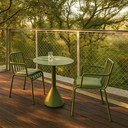 戶外桌椅 竪條 扶手休閑椅FBL-SY-C09