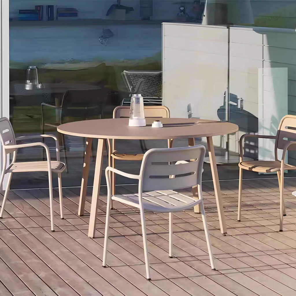 戶外桌椅 鋁材 扶手休閑椅QY-SY-C10