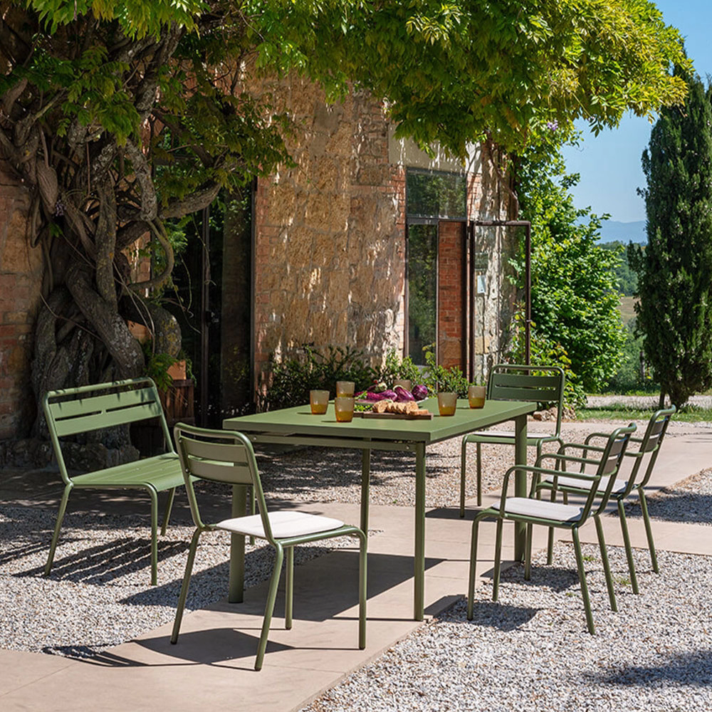 戶外家具 橫條 無扶手休閑椅FBL-SY-C14